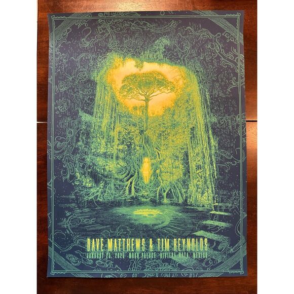 Dave Matthews & Tim Reynolds Riviera Maya Cancun Mexico Poster 1/25/25 Danger - Picture 1 of 5